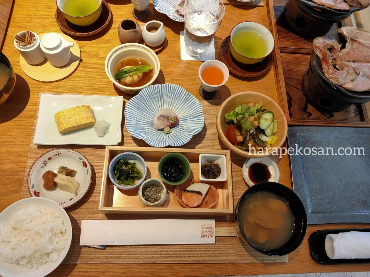 箱根強羅白檀の朝食
