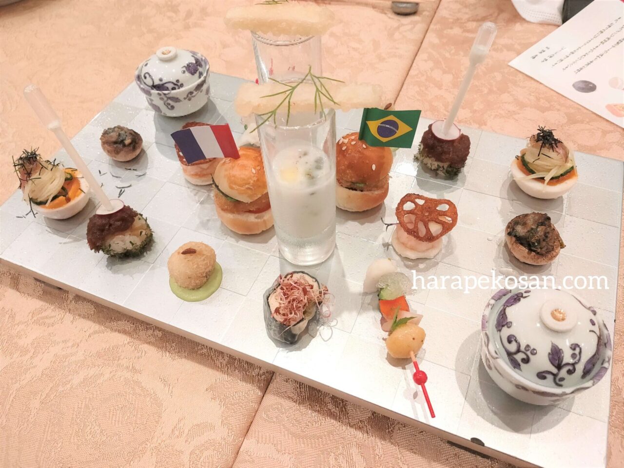 箱根湯本温泉 ホテルマイユクール祥月の食事 前菜