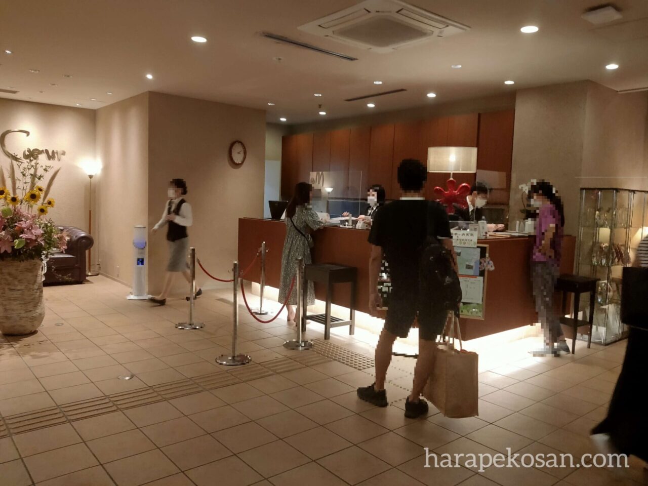 箱根湯本温泉 ホテルマイユクール祥月のフロント